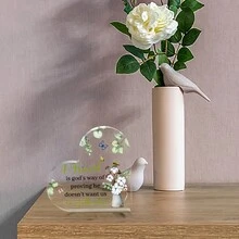 1入組-親友禮品,透明心形壓克力牌,生日禮物給朋友,聖誕禮物給朋友,感謝禮物給朋友,特別友誼禮物給朋友,最好的溫馨禮物給朋友,新年快樂禮物給朋友,最好的禮物給朋友,創意美學家居辦公室裝飾禮物,桌面裝飾物,紀念禮物,理想精美禮物,工藝裝飾品,送禮自用兩相宜,入戶送禮,立體壓克力紀念禮物,感激禮物,優雅桌面裝飾標誌/牌匾 - 無色 - 查看 9