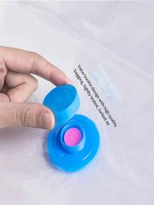 1pc Transparent Vacuum Compressed Bag For Storage Of Down Quilt, Clothing Or Other Items - White - View 8