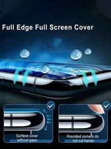 2 件哑光陶瓷隐私屏幕保护膜适用于 iPhone [非钢化玻璃] 适用于 iPhone 16/16 Plus/16 Pro/16 Pro Max/15/15Pro/15 Plus/15 Pro Max - 無色 - 查看 6