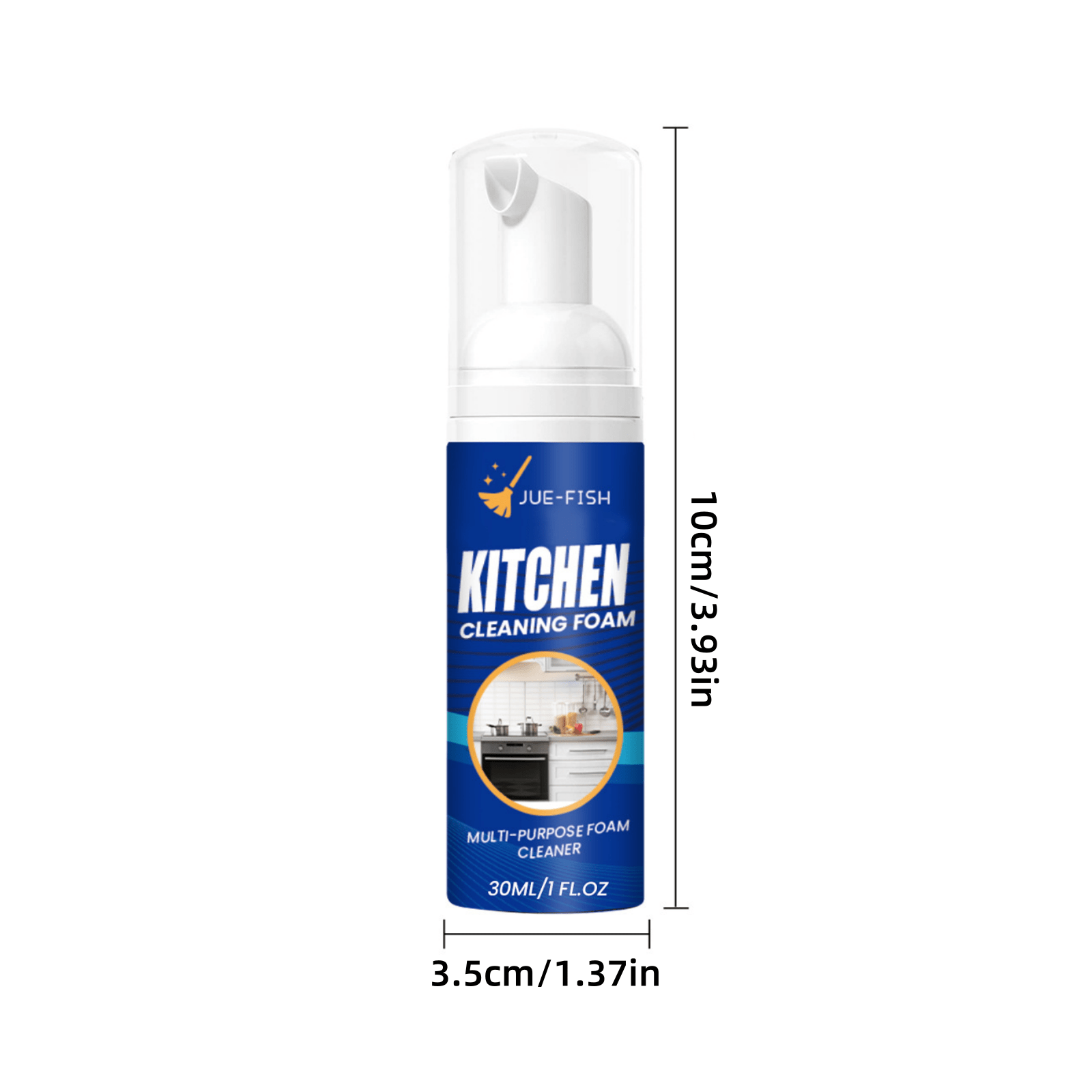 Kitchen Grease Foam Cleanser And Stain Remover, MultiPurpose Stove