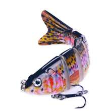 HENGJIA 1PC 10cm18g Wobblers 6 Segments Pike Sinking Fishing Lures Artificial Multi Jointed Sections Artificial Hard Bait Trolling Pike Carp Fishing Tools - Multicolor - View 6