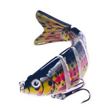 HENGJIA 1PC 10cm18g Wobblers 6 Segments Pike Sinking Fishing Lures Artificial Multi Jointed Sections Artificial Hard Bait Trolling Pike Carp Fishing Tools - Multicolor - View 5