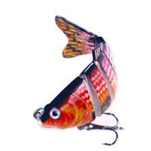 HENGJIA 1PC 10cm18g Wobblers 6 Segments Pike Sinking Fishing Lures Artificial Multi Jointed Sections Artificial Hard Bait Trolling Pike Carp Fishing Tools - Multicolor - View 10