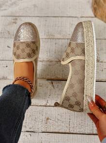 女士平底板休閒鞋,透氣舒適女式懶人鞋,春夏秋時尚鞋款