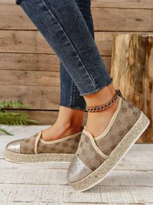 女士平底板休閒鞋,透氣舒適女式懶人鞋,春夏秋時尚鞋款