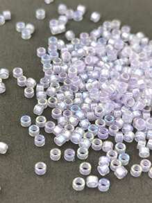 1400pcs/20g Glass Seed Beads, 2.5mm, Borealis Colour, For Diy Bracelet Jewelry Making