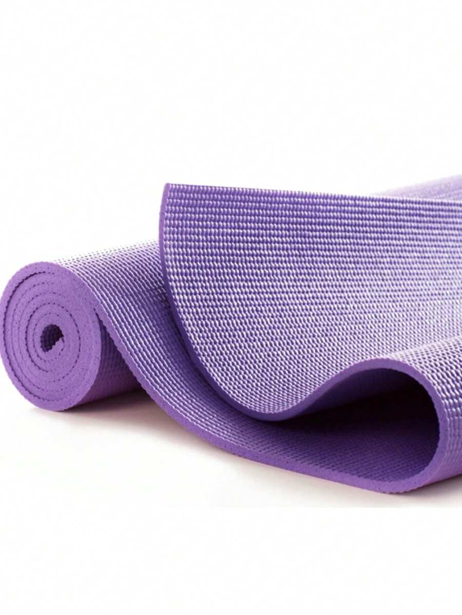 6mm Purple Durable Non-Slip Fitness Yoga Mat - Purple - View 1