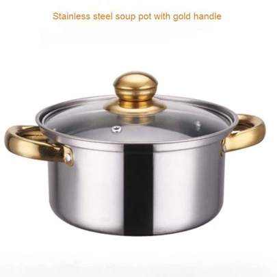 1pc Stainless Steel Golden Ear Wax Removal Pot, Household Soup Pot,  Stainless Steel Pot, Golden Ear Small Milk Pot