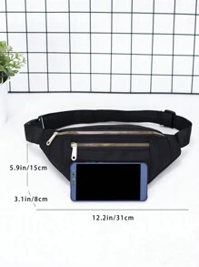 Moda Versátil Versión Coreana Nueva Bolsa De Pecho Al Estilo Extranjero Al Por Mayor Para Viajes Al Aire Libre Cartera De Mujer - Negro - Ver 5