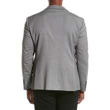 Armani Exchange Wool-Blend Blazer - Xám - Xem 2