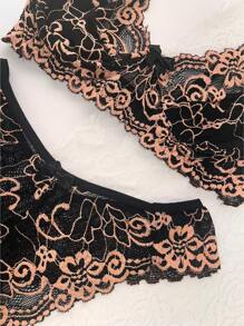 Women Sexy Lingerie Sets - 米色 - 查看 2