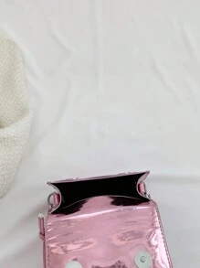 Fashionable And Versatile Mini Crossbody Bag - Pink - View 5
