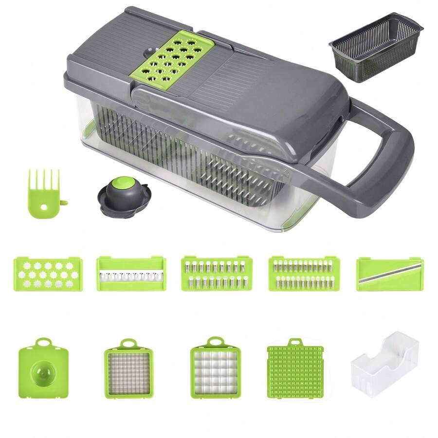 15 In 1 Vegetables Chopper, Food Processor With Vegetable Slicer, Onion