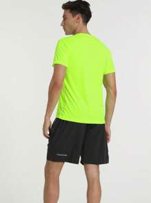 Boyfriend Style Men's Quick-Drying Sport T-Shirt Short Sleeve Running Gym Basketball Badminton Top For Summer
