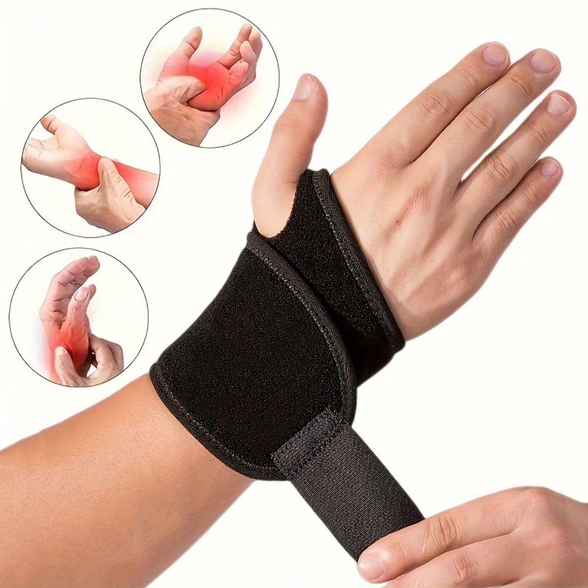 One Wrist Guard, Hand Guard, Adjustable Wristband, Fitness