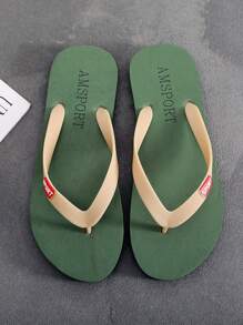 Herren Olive Grüne Schlappen Sandalen- Schnell Trocknend, Extra Grip, Perfekt Für Outdoor-aktivitäten Und Strandkleidung