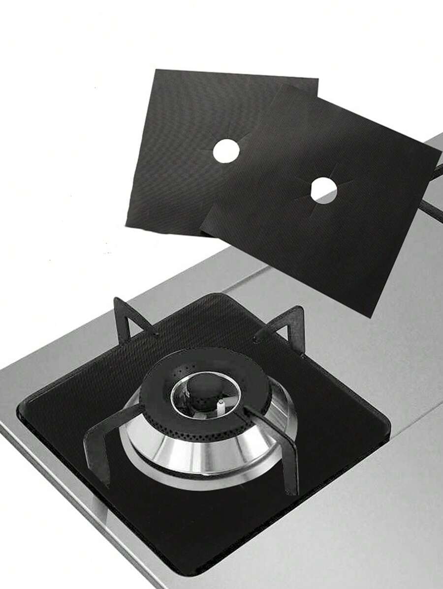 2PCS Reusable Gas Stove Mats, Gas Stove Protection Mats, AntiFouling