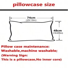 A solid color pillowcase, soft fabric, skin-friendly and breathable, suitable for bedroom or hotel business trip