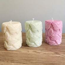 1 khuôn nhựa hình trụ 3D hình hoa cúc, khuôn silicon hình con bướm dùng để làm nến/xà phòng/sáp thơm, đồ thủ công mỹ nghệ dùng để trang trí nhà cửa và đồ thủ công mỹ nghệ bằng đất sét tự làm - trắng - Xem 7