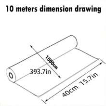1 卷深绿色自粘墙纸，可撕下并粘贴，尺寸为 15.74 英寸 X 397.3 英寸，哑光绿色接触纸，防水可移除乙烯基墙纸卷，适用于卧室、浴室、厨房台面、橱柜、家具装饰、翻新贴纸、可撕墙板、墙纸、壁纸、春季装饰品，让您的家焕然一新，拉玛装饰贴纸 - 墨綠色 - 查看 3