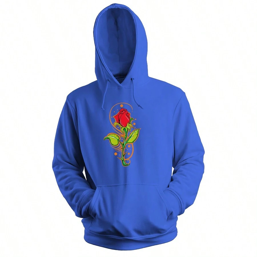 Men Hoodies - 寶藍色 - 查看 1
