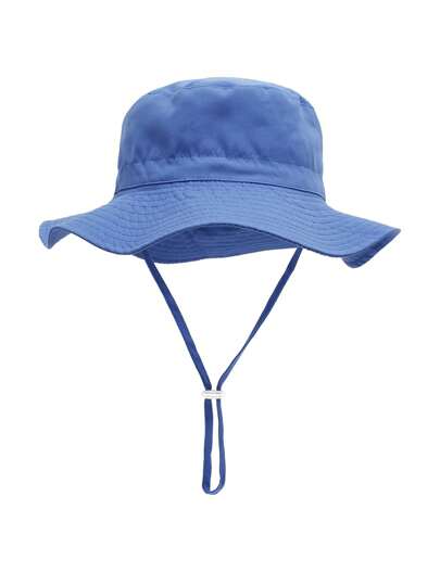 1PC Children's Summer Sun Visor Wide Brim Printed Breathable Beach Fisherman's Hat For Boys And Girls Outdoor Sports Buckets For Baby
