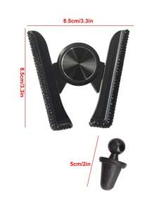 1pc Rhinestone Decor Car Air Outlet Phone Holder