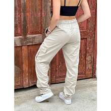Women Pants - Khaki - View 2