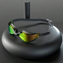 1 buc ochelari de înot unisex din silicon pentru adulți și adolescenți, cu anti-aburire, etanși, vedere largă și clară, protecție UV, articole esențiale pentru plajă, accesorii de plajă, plutitor pentru piscină
