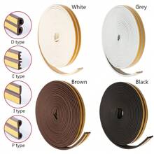 5/10M Kiểu Tự dính Cửa sổ Cửa Dải niêm phong Bọt Chống bụi Cách tiếng ồn Chống va chạm Ruy băng - màu nâu - Xem 8