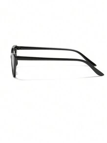 1pc Black Cat Eye Sunglasses, Suitable For Daily Wear - Black - View 5