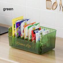 1PC Seasoning Storage Box, Seasoning Bag, Spice Packaging Storage Box, Household Combination Kitchen Seasoning Tank, Seasoning Bottle Storage, Suitable For Home Kitchen Storage, White/Green - Multicolor - View 6