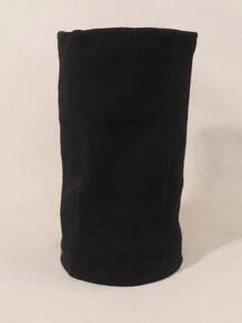 1pc Polyester Pet Headband With Elastic Ear Protection - Black - View 2