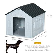 PawHut Pet Bed & Crate Mat - 灰色 - 查看 7