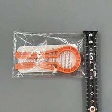 Gas Stove Switch Protection Clip Baby Kitchen Oven Gas Stove Knob Cover Lock Children Safety Gas Stove Handle Lock Protection, Kitchen Protection, Oven Protection, Gas Stove Handle Protective Lock Safety, Home Basic Kitchen Tool Handle Lock - Orange - View 6