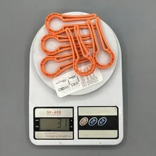 Gas Stove Switch Protection Clip Baby Kitchen Oven Gas Stove Knob Cover Lock Children Safety Gas Stove Handle Lock Protection, Kitchen Protection, Oven Protection, Gas Stove Handle Protective Lock Safety, Home Basic Kitchen Tool Handle Lock - Orange - View 1