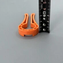 Gas Stove Switch Protection Clip Baby Kitchen Oven Gas Stove Knob Cover Lock Children Safety Gas Stove Handle Lock Protection, Kitchen Protection, Oven Protection, Gas Stove Handle Protective Lock Safety, Home Basic Kitchen Tool Handle Lock - Orange - View 3