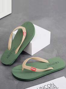 Herren Olive Grüne Schlappen Sandalen- Schnell Trocknend, Extra Grip, Perfekt Für Outdoor-aktivitäten Und Strandkleidung