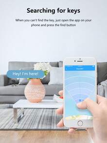 最新發佈的狗爪設計智能防丟失裝置,小巧可愛的手機定位追踪器 - 紅白色 - 查看 11