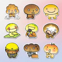 1 Pack Toast Cartoon Series Graffiti Cross-Border Cartoon View Stickers DIY Following Suitcase Stickers Waterproof - Multicolor - View 4