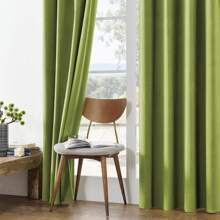Joydeco Olive Green 100% Blackout Velvet Curtains, 72 Inch Curtains 2 Panels Set, Black Out Curtains For Bedroom, Thermal Insulated Curtains For Living Room, Soundproof Curtains For Windows (52W X72L) - Olive Green - View 3