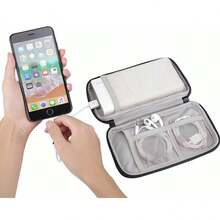 Power Bank Case Holder Compatible For Powerbanks Portable Battery Charger Black~ - Black - View 7