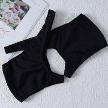 男士开裆内裤露背平角短裤镂空内裤三角裤头内衣丁字裤男式内裤 - 黑色 - 查看 3
