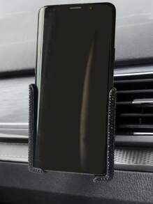 1pc Rhinestone Decor Car Air Outlet Phone Holder
