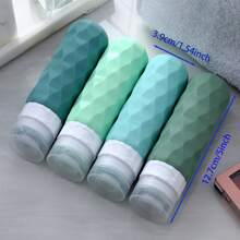 GGGold 4 Pack SiliconeTravel Bottles For Toiletries, Tsa Approved 3oz Portable Travel Bottles, Leak Proof Squeezable Travel Size Containers, Travel Accessories For Shampoo Conditioner Lotion,Travel Essential,Travel Containers[4pcs] - Nhiều màu - Xem 3
