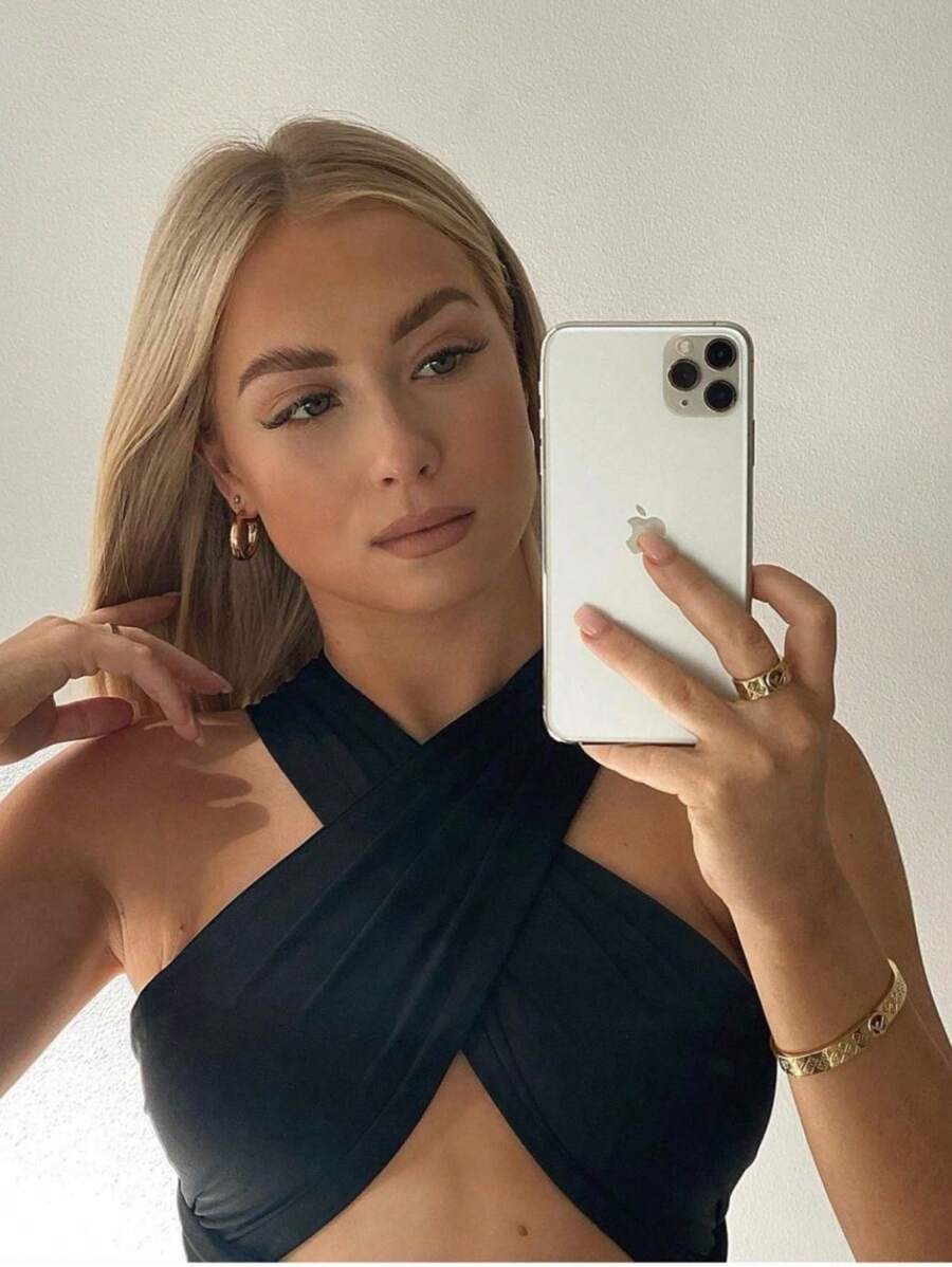 Women Tops - 黑色 - 查看 1