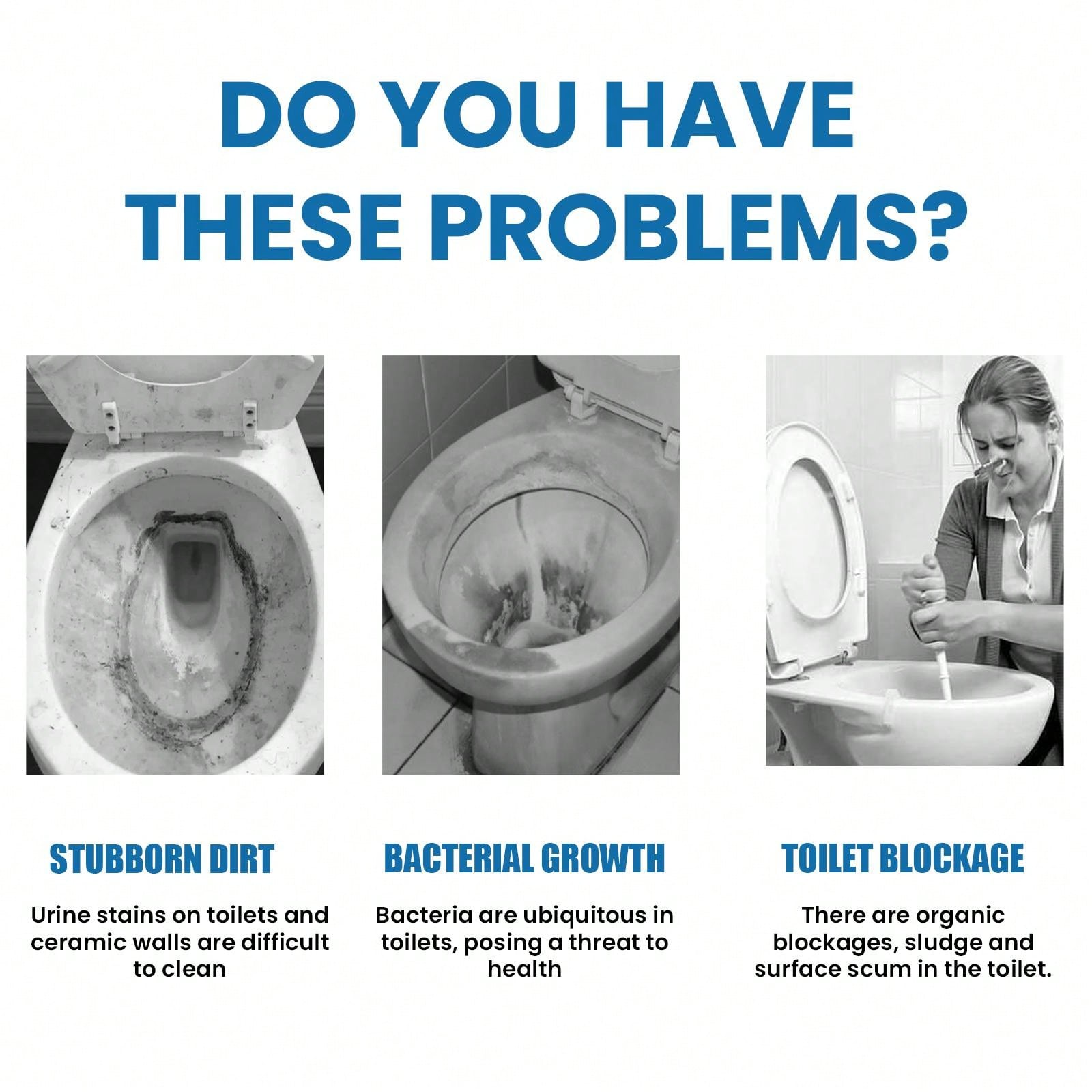 Toilet Cleaning Tablet, MultiEffect Clean Remove Stains And Urine Scale, Deodorize And Refresh