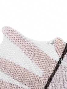 6對/包男士抗菌,透氣,排汗,抗臭,短款,薄款,運動,網眼袜,隨機顏色 - 彩色 - 查看 3