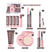 Conjunto De Cosméticos De Tamaño Mini De 9 Piezas Para Viajes, Kit De Maquillaje Fácil De Transportar Con Estuche De Regalo De Belleza - Set de maquillaje - Ver 4