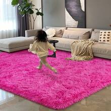 Available In A Variety Of Sizes And Colors Luxury Fluffy Area Rug Modern Shag Rugs For Bedroom Living Room, Super Soft And Comfy Carpet - 粉色 - 查看 1